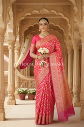 Khaddi Georget Silk Saree Bridal Pose