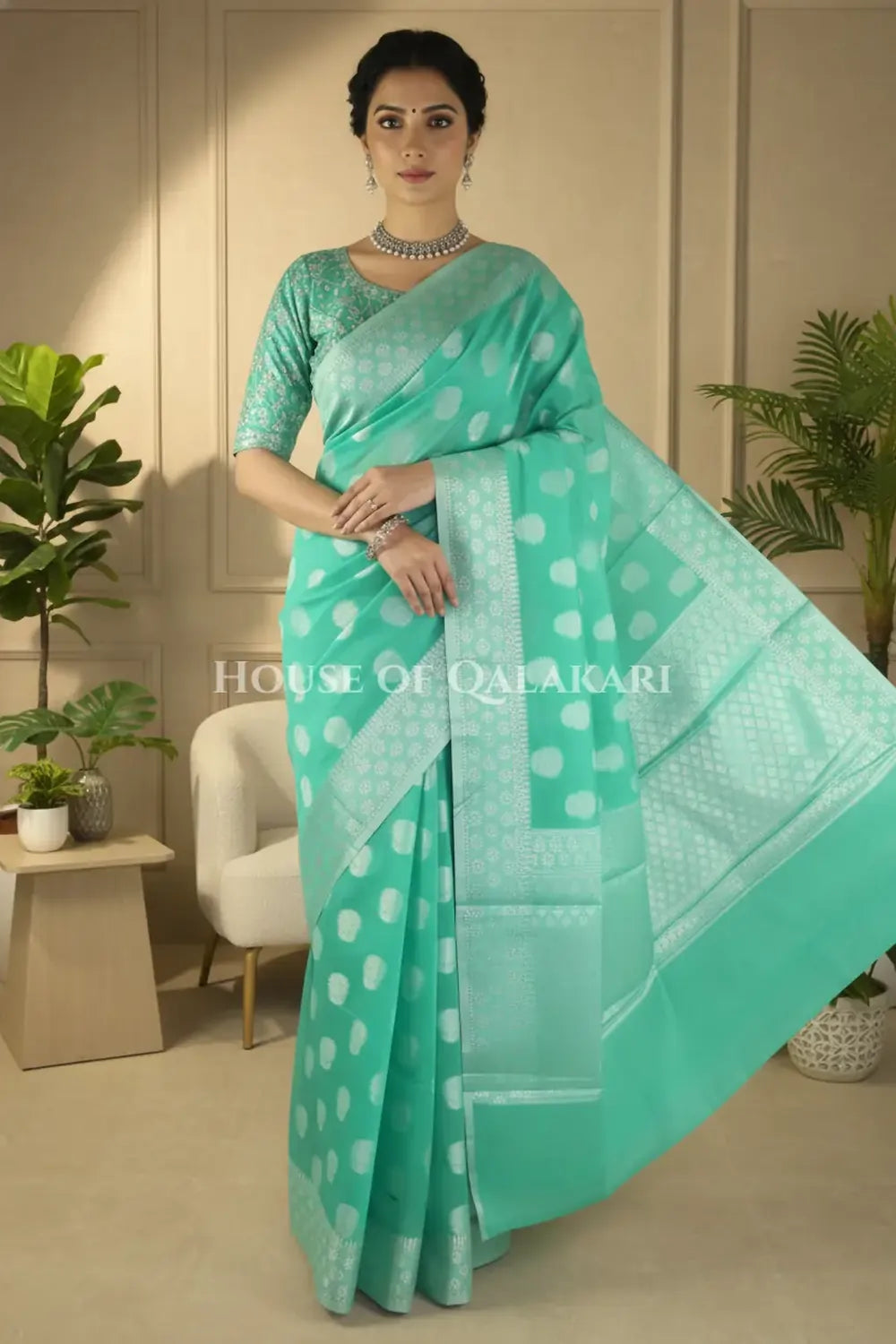 Cotton Saree front pose