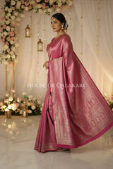 Pure Silk Saree side pose
