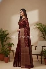 Cotton Saree side pose