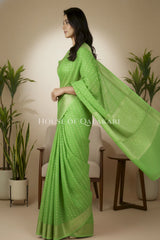 cotton saree 0357 side pose