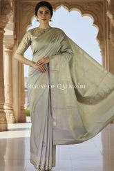 pure silk saree front pose