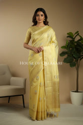 moonga silk saree front pose