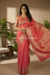 monga pure silk saree front pose