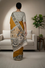 cotton kalamkari saree 0464 park pose
