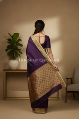 Silk Saree back pose