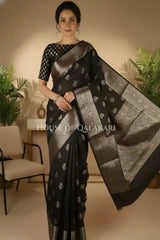 Monga Silk Saree front pose