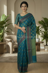 mulmul cotton patola saree 0422 front pose