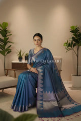 Silk Saree sitting pose