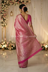 Pure Silk Saree back pose