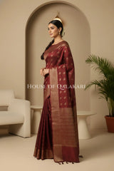 cotton saree side pose