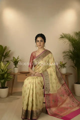 Cotton Saree sitting pose