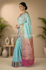 Cotton Saree side pose