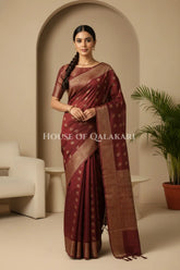 cotton saree front pose