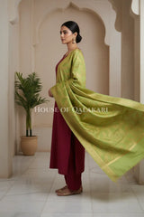 silk dupatta 0241 left pose