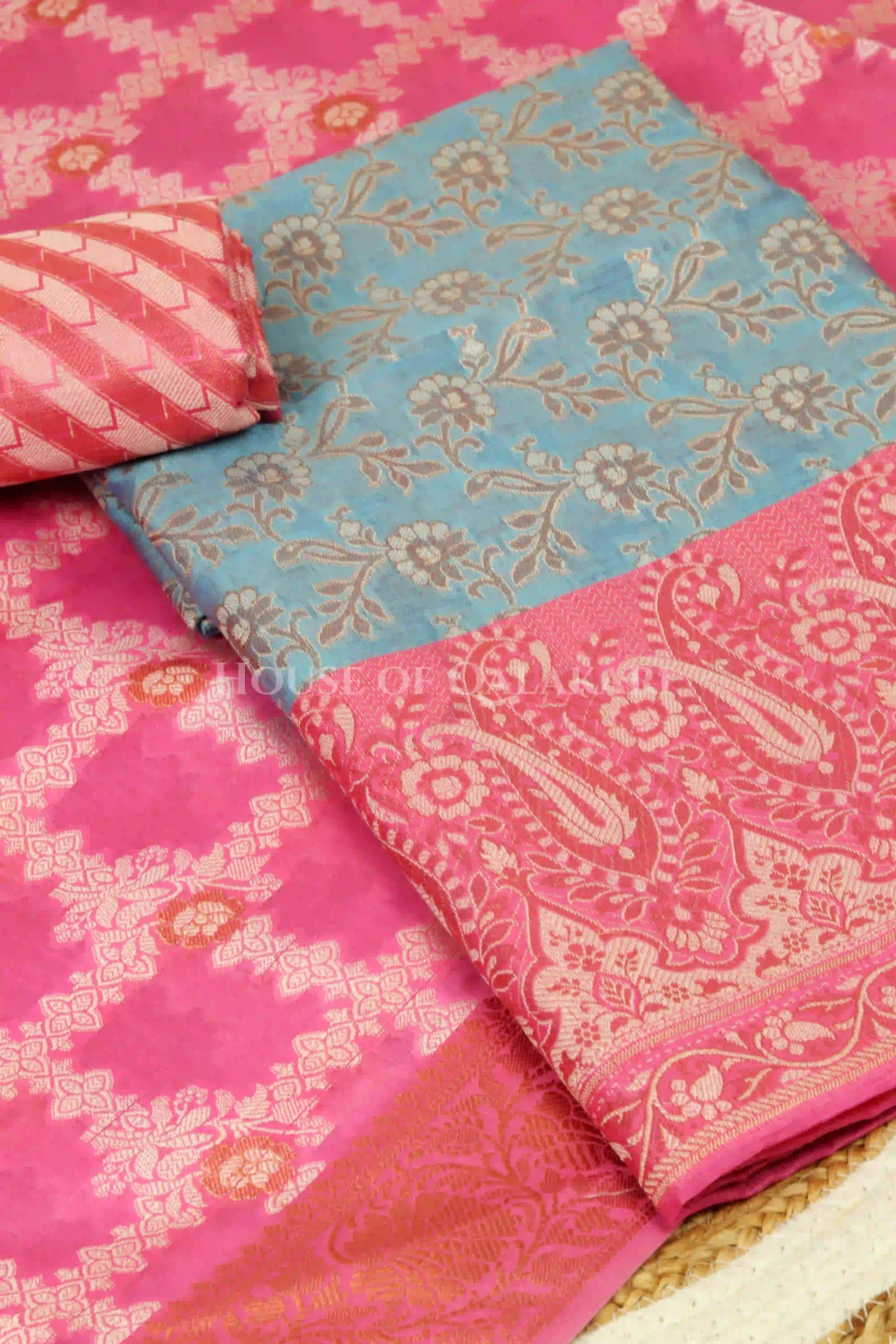 chanderi cotton dress material product