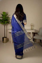 cotton saree 0343 back pose