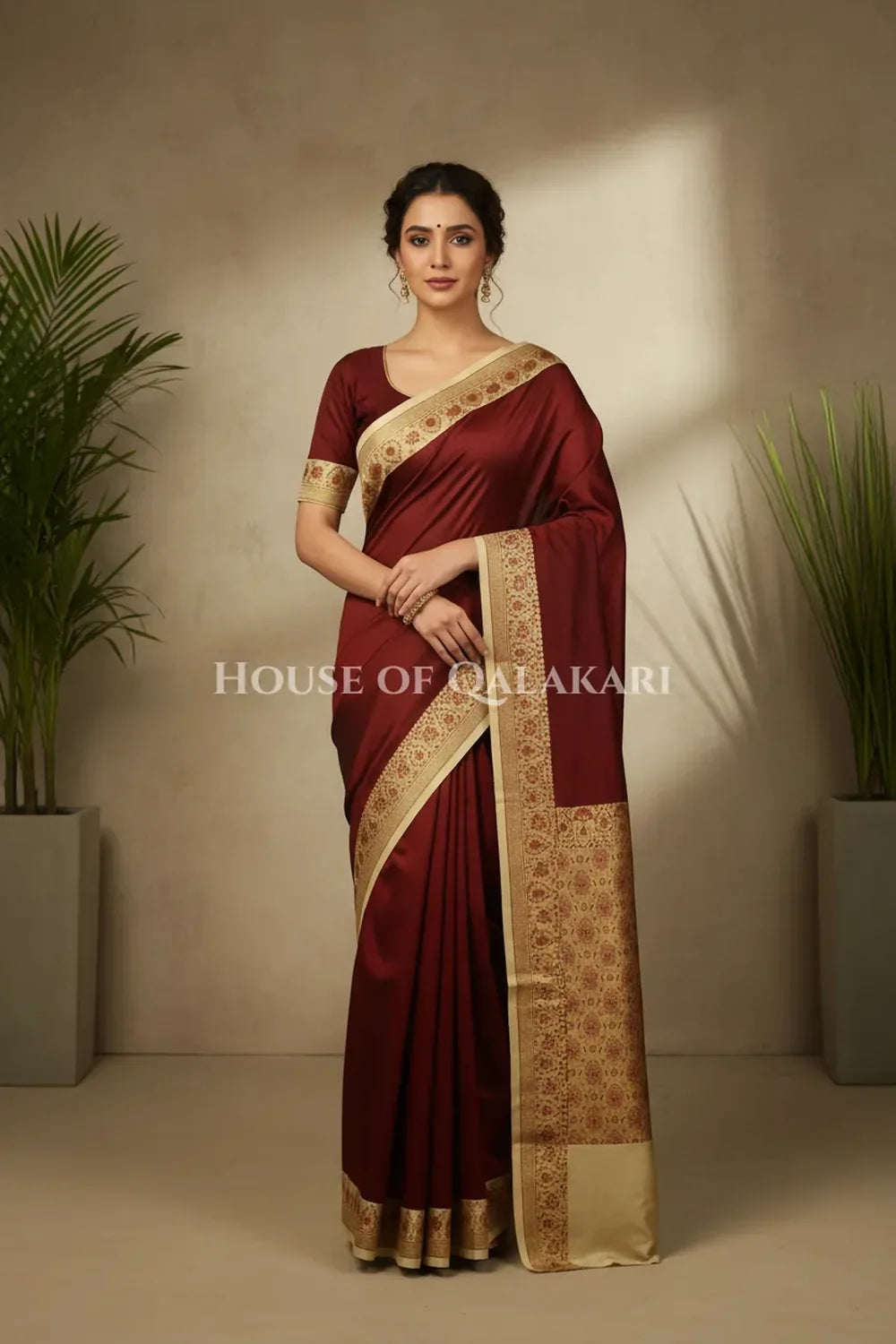 Silk Saree front pose