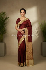 Silk Saree front pose