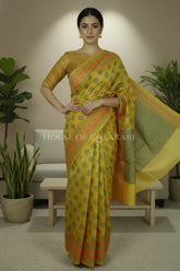 mulmul cotton patola saree 0419 front pose