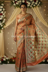 Satan Silk Saree front pose