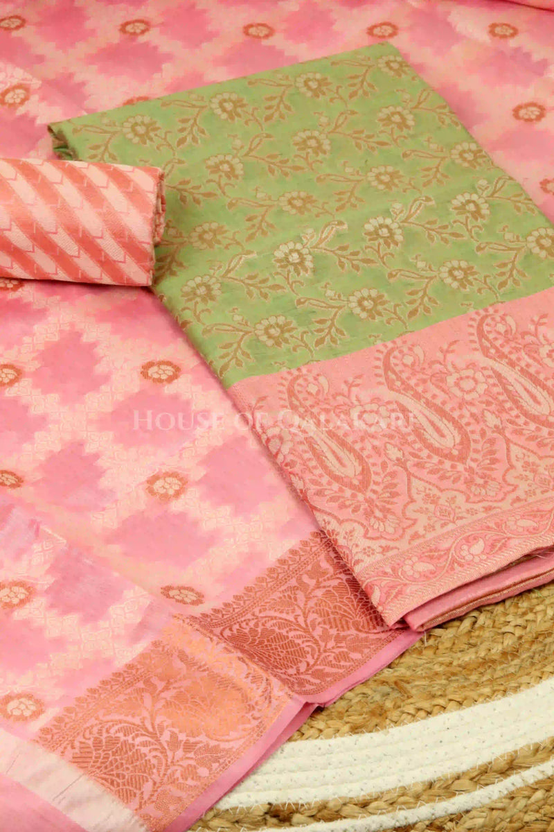 chanderi cotton dress material product