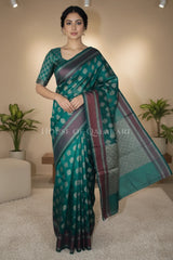 mulmul cotton patola saree 0423 front pose