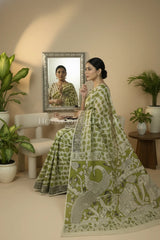 cotton kalamkari saree 0460 park pose