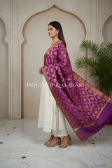 silk dupatta 0242 side pose1