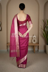 cotton saree 0339 back pose