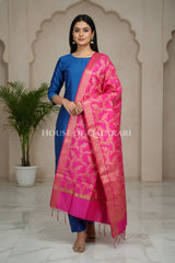 silk dupatta 0235 front pose2