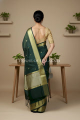 cotton saree 0345 back pose