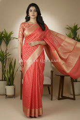 cotton saree 0356 front pose