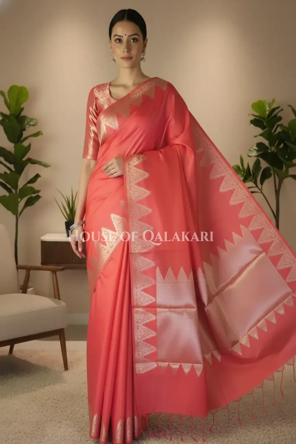 Silk Saree front pose