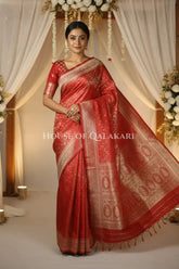 Pure Silk Saree front pose