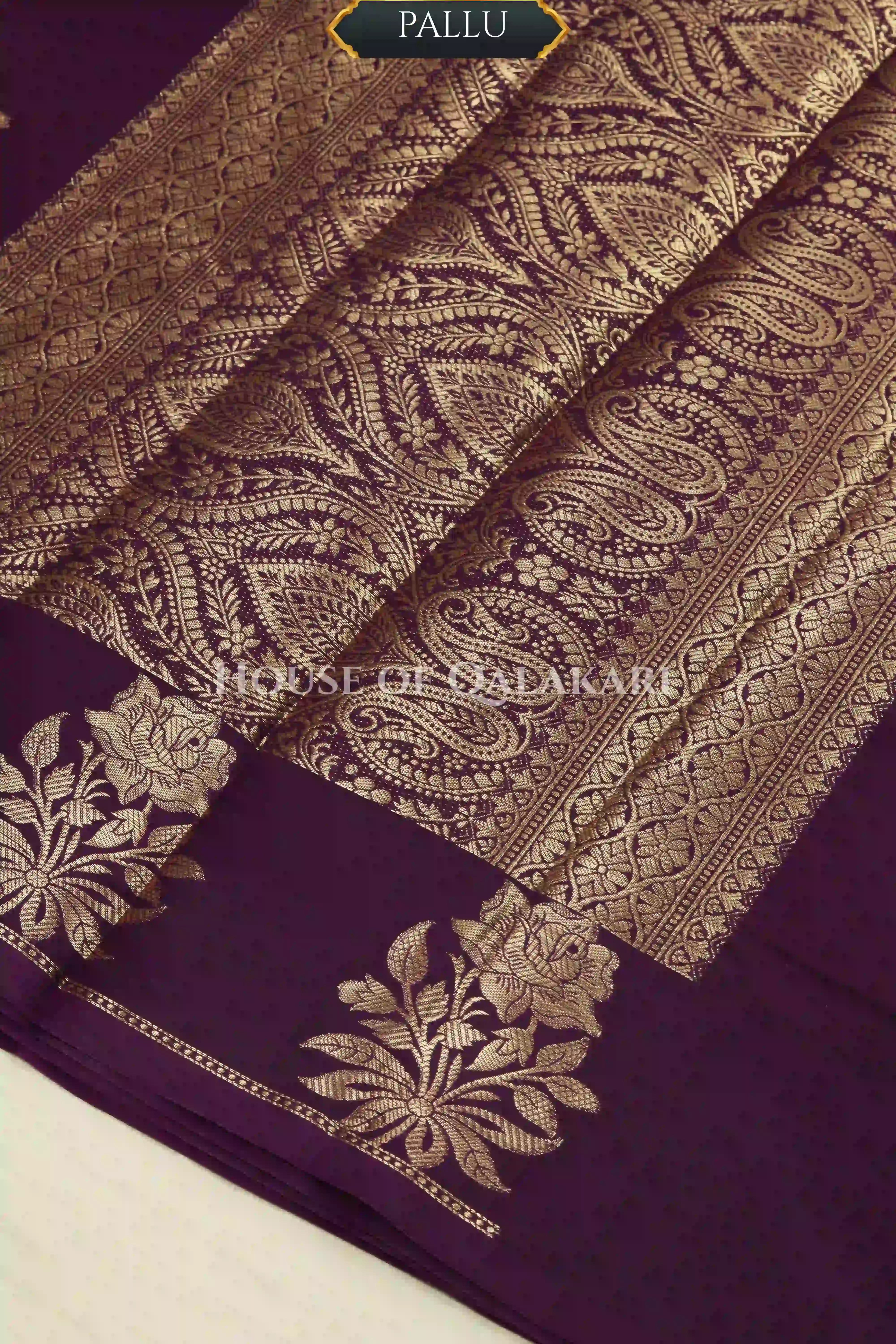 Mango Silk Saree pallu