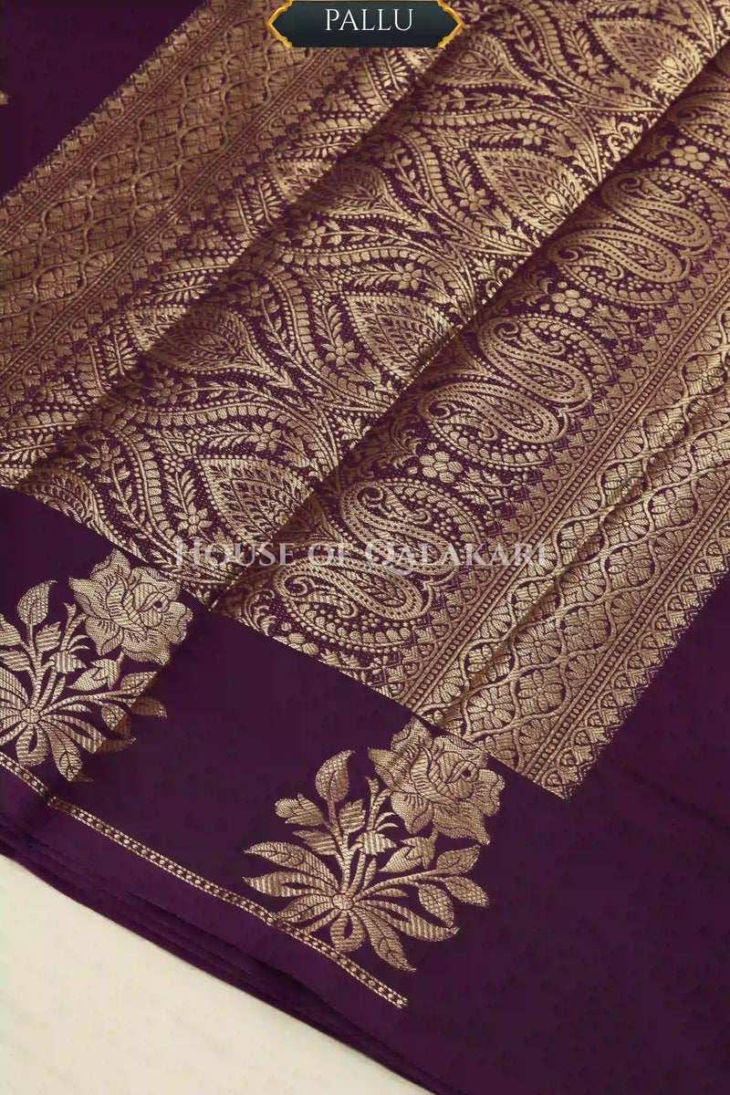 Mango Silk Saree pallu