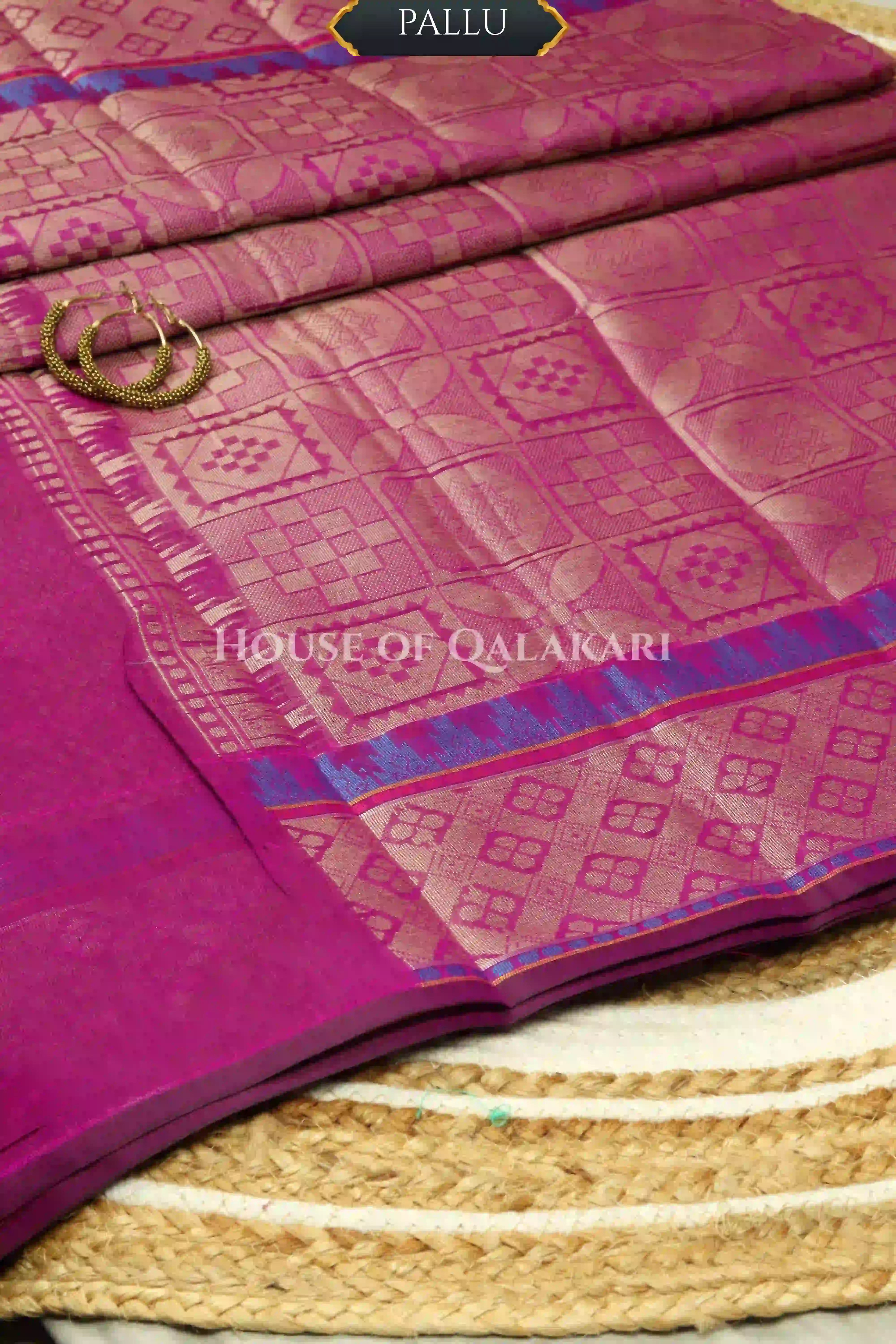 Mulmul cotton patola Saree pallu
