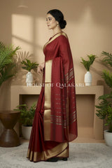 cotton saree 0338 side pose