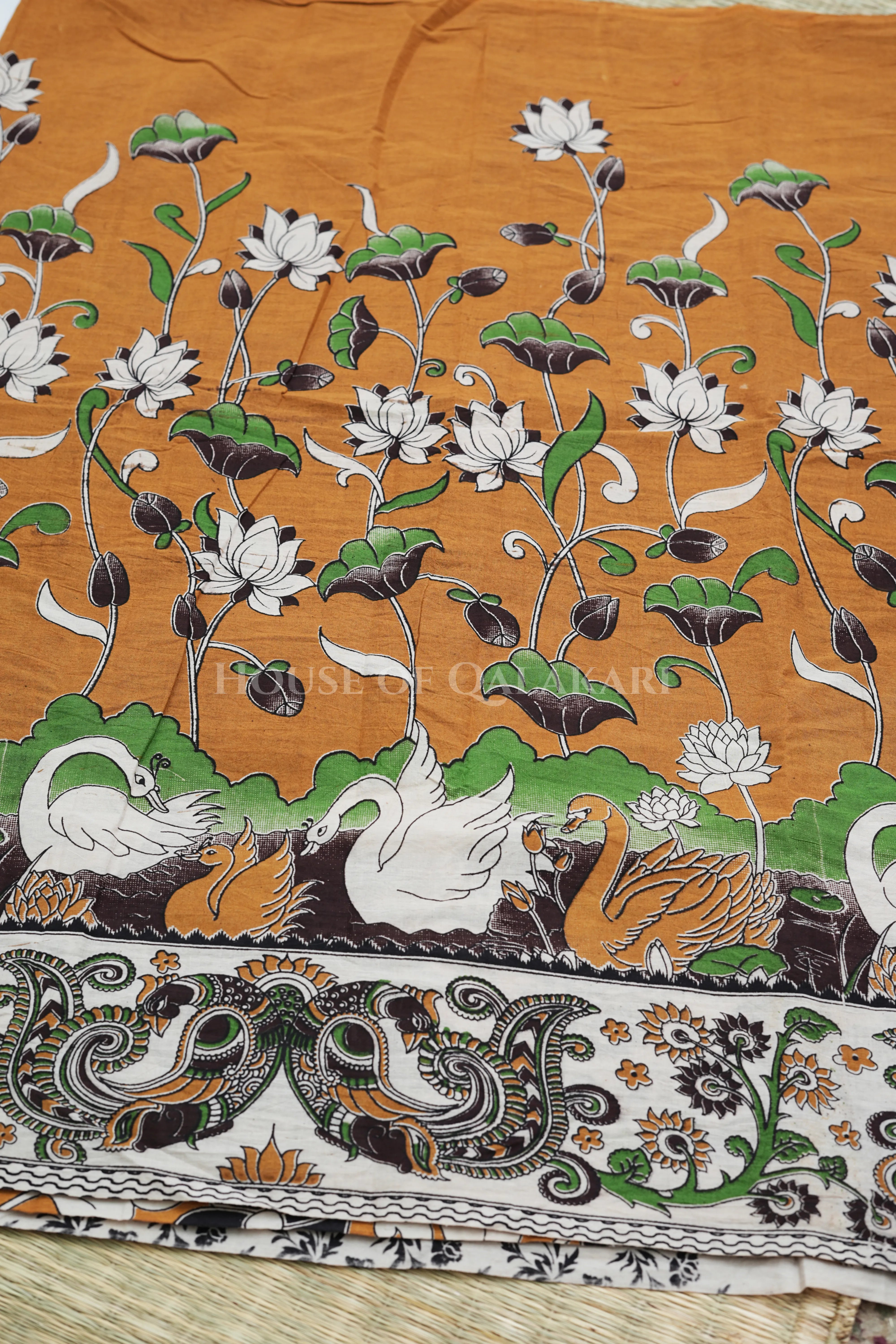 cotton kalamkari saree 0464 body