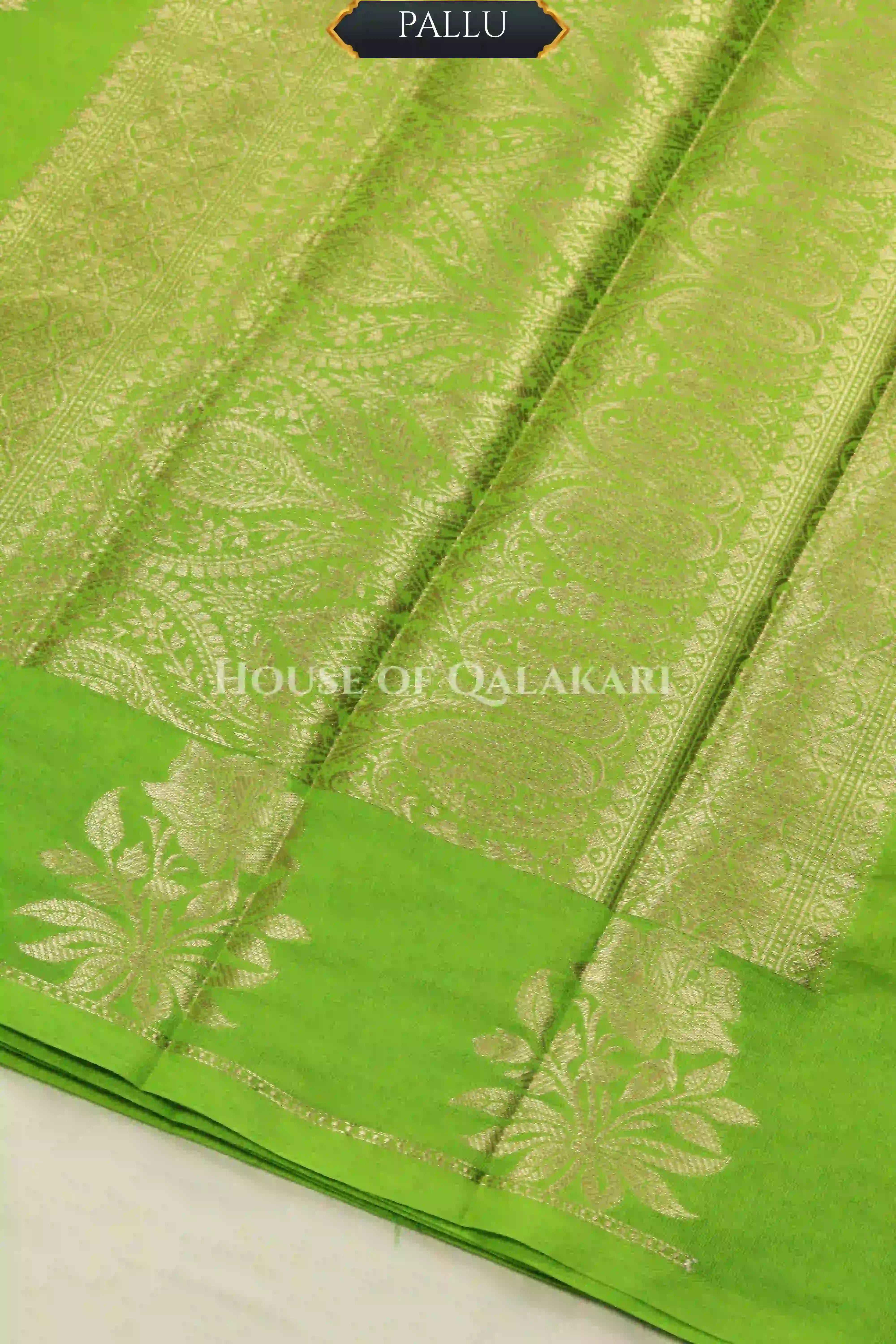 Mango Silk Saree pallu