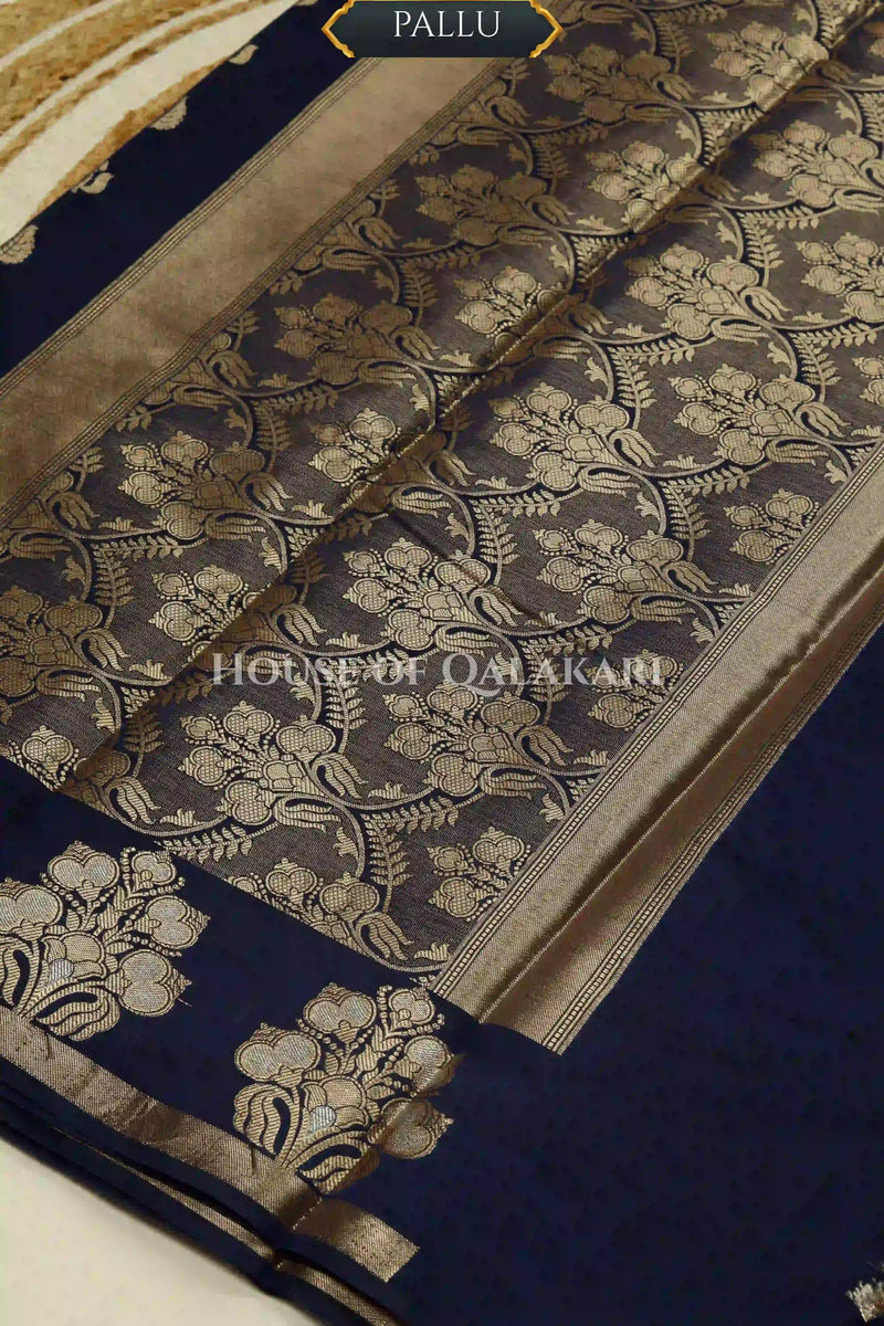 Monga Silk Saree pallu