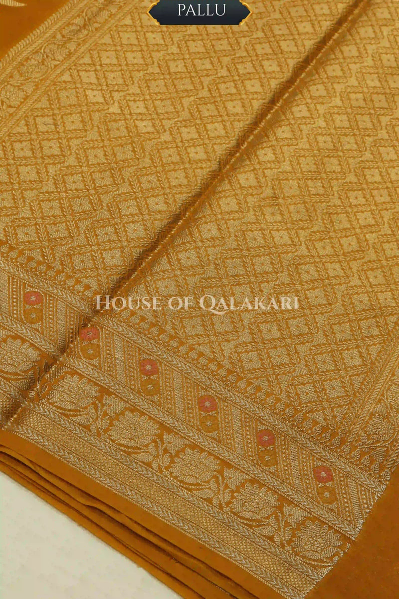 chiniya pure silk saree pallu