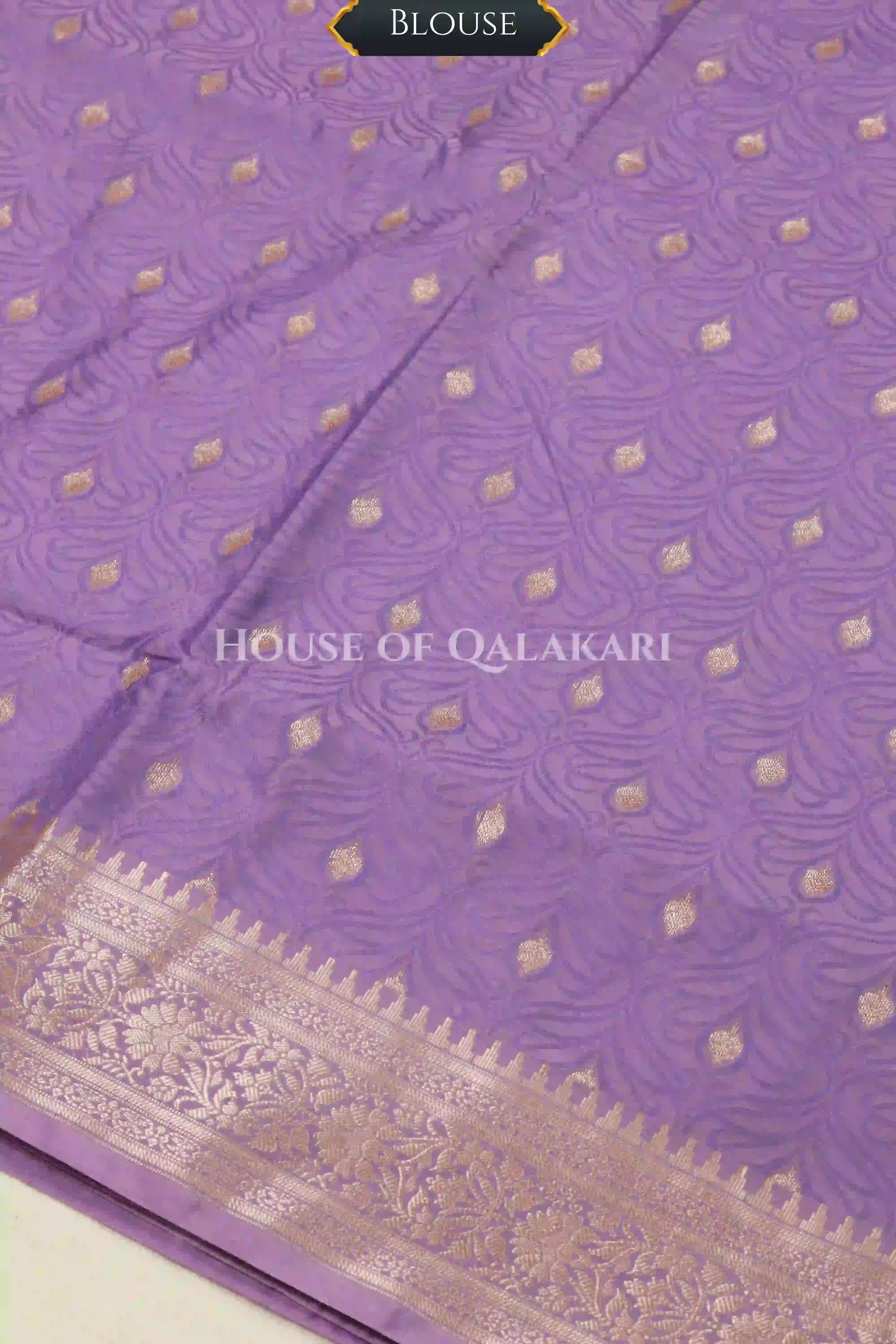 Mushroom silk Saree blouse