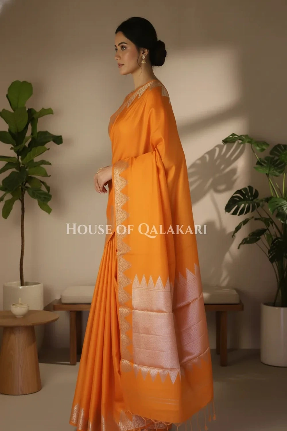 Silk Saree side pose