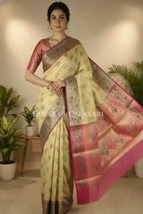 Cotton Saree front pose