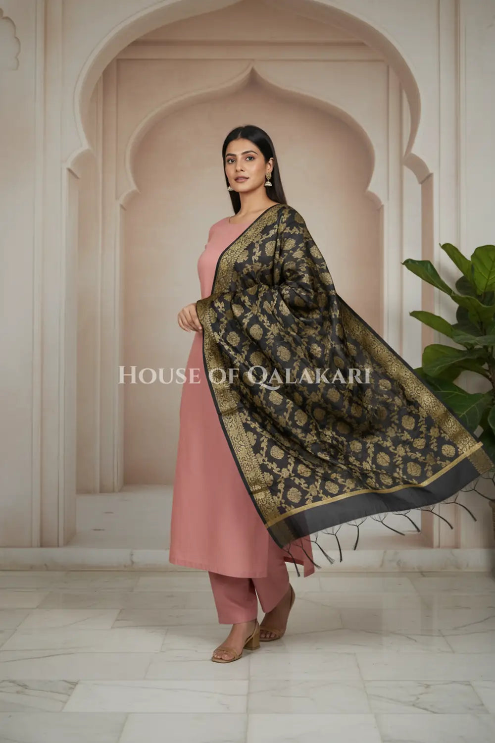 silk dupatta 0239 left pose2