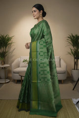 mulmul cotton patola saree 0432 side pose