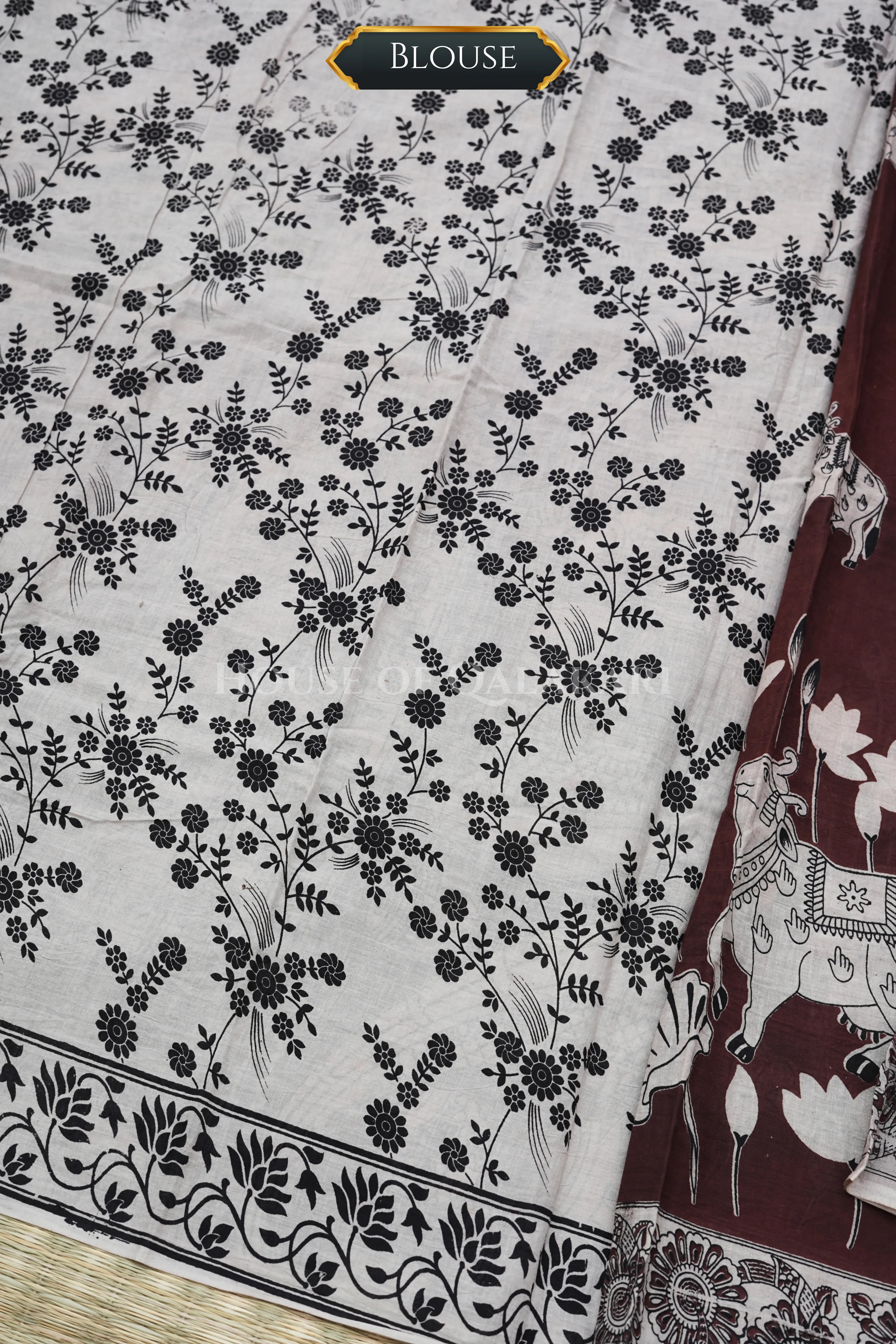 cotton kalamkari saree 0457 pallu