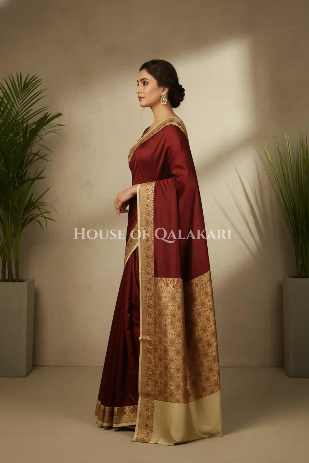 Silk Saree side pose